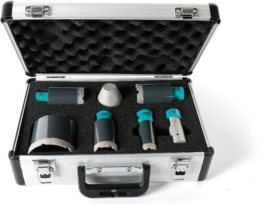 Set Burghie Carotă Diamantate Bihui Dbdms6 M14 Ø 25-68 Mm 6 Bucăți