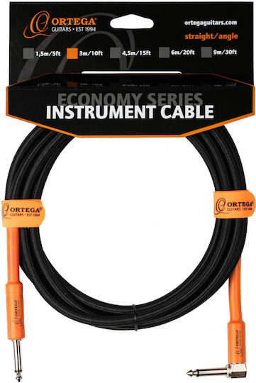 Ortega Oeci-10 Instrument Cable 3m Shielded Black-orange Durable