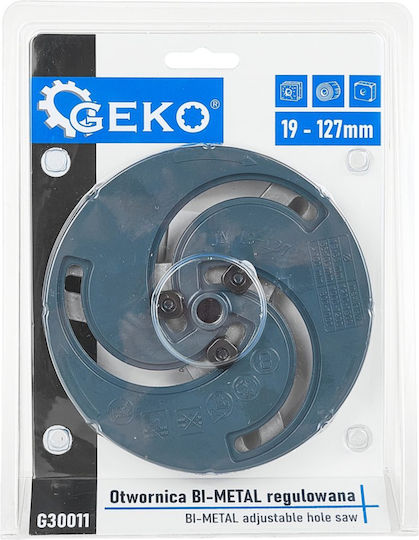 Geko Ποτηροπρίονο Ξηρής Κοπής με Διάμετρο 127mm για Ξύλο