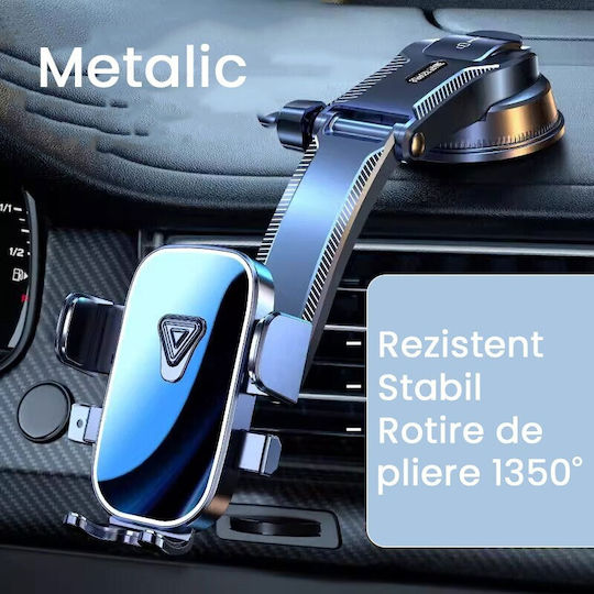 Car Mobile Mount with Adjustable Hooks Blue