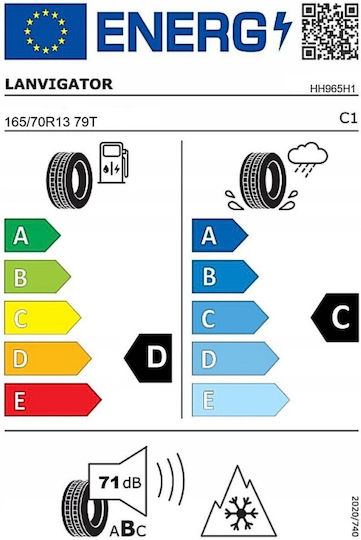 165/70R13 79S 3PMSF All Seasons Für Passagierauto