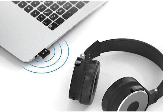 Adaptor Bluetooth Flippy 5.0 Wireless Pc Laptop Interfață Usb 20 Mbps Negru