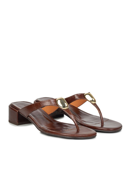 Angel Alarcon Women's Flat Sandals Brown