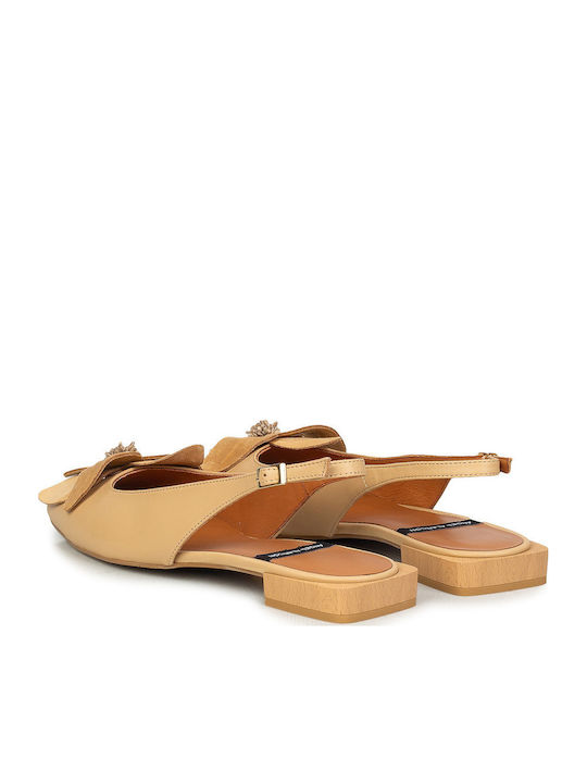 Women's Flat Sandals Beige