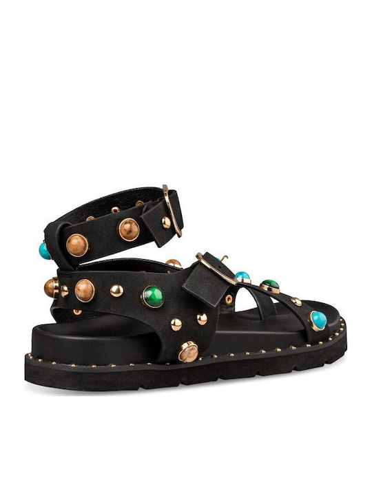 Women's Gladiator Flatform Sandals Black