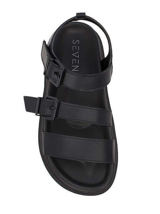 Leather Women's Sandals Black