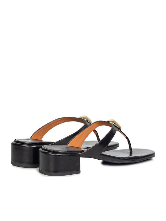 Damen Flache Sandalen Schwarz