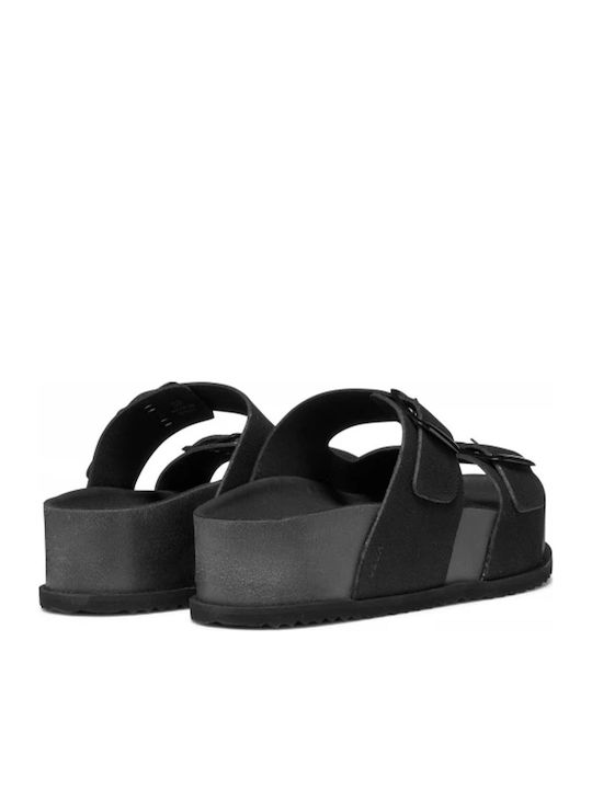 Sandybett Leather Women's Anatomic Sandals Black