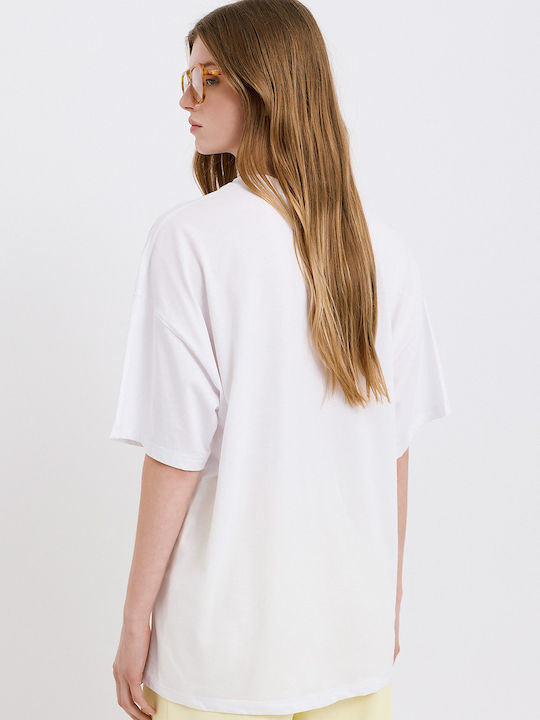 Women's Oversized White T-shirt