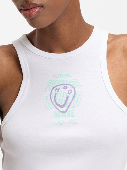 Women's Cotton Sleeveless Blouse White