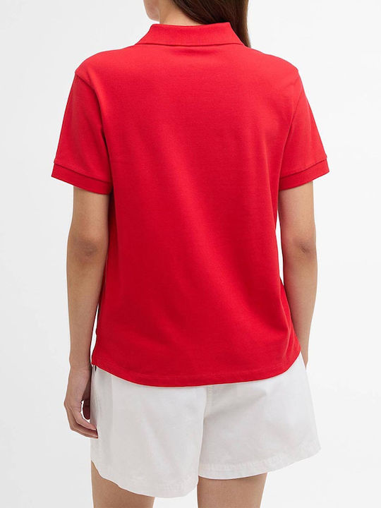Barbour Polo Red