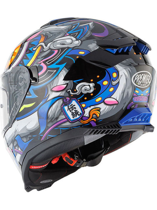 Premier Typhoon LY18 Full Face Helmet with Sun Visor ECE 22.06 Premier Typhoon LY18 Full Face Helmet with Sun Visor ECE 22.06