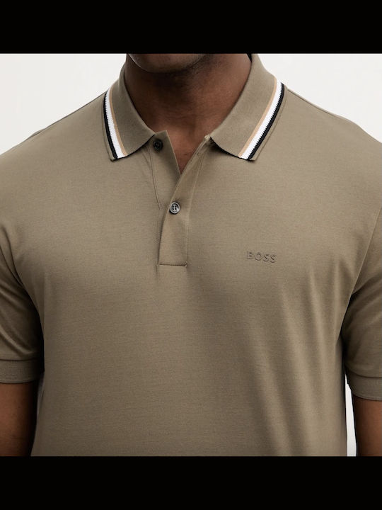 Boss Penrose 38 Polo Μπλούζα Μπεζ