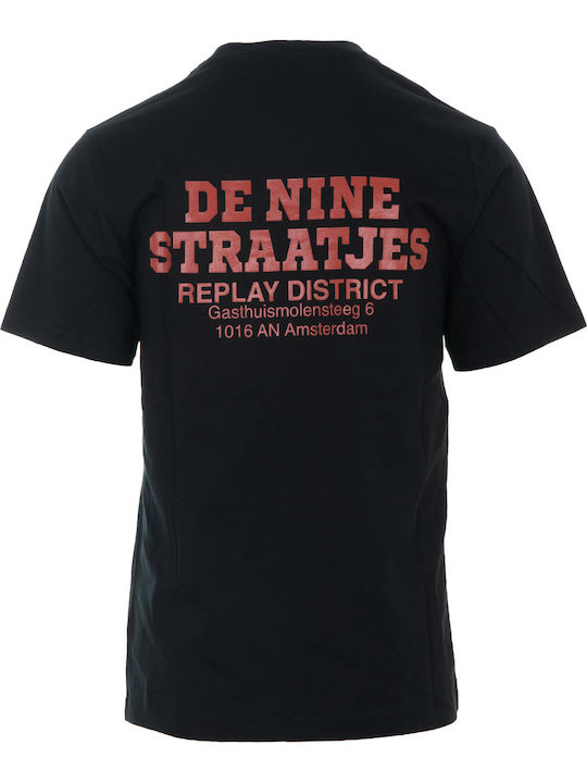 Replay T-shirt Red-Black