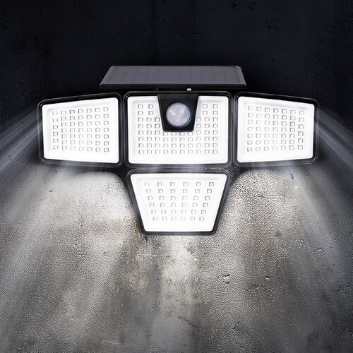 Modee Lighting Στεγανός Ηλιακός Προβολέας LED με Αισθητήρα Κίνησης IP44