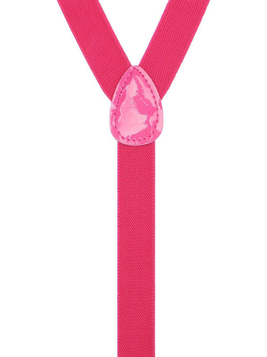 Breteli Slim Unisex ButicCochet Material Sintetic Catarame Metalice 25 Mm Fuchsia Br440