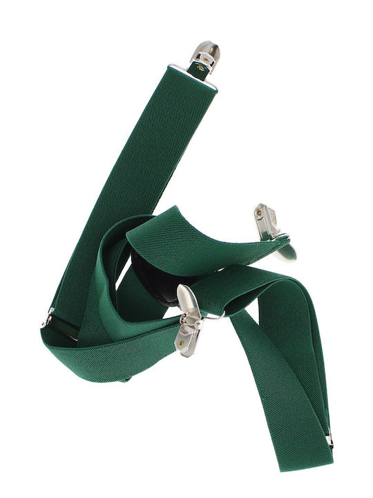 Breteli Unisex Adulți ButicCochet Verde Închis Cu Cleme Metalice 35 Mm Br505