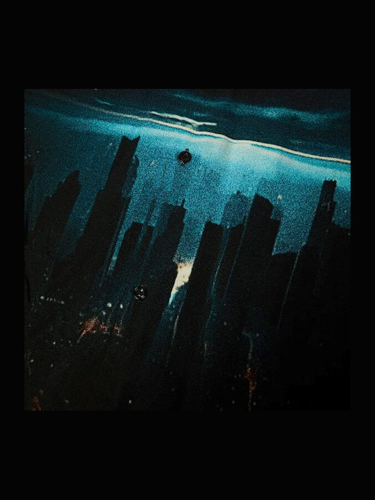 Ground Control Κοντομάνικο Πουκάμισο σε Φαρδιά Γραμμή Black
