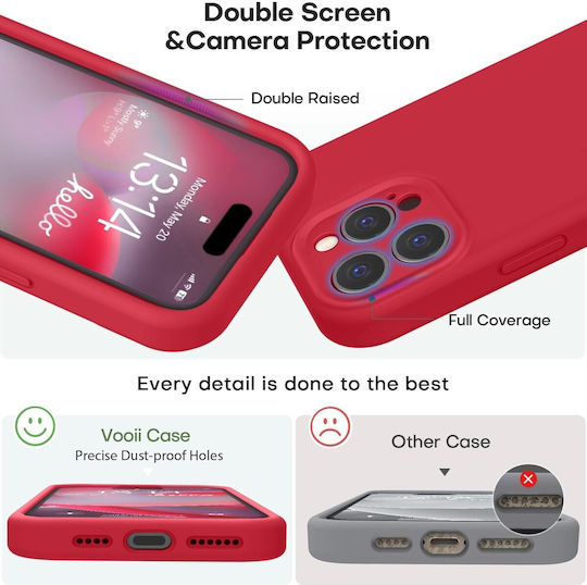 Matte Tpu Protective Case Flippy Oneplus Nord Ce3 Lite Camera Protection Shockproof Scratch-resistant Non-slip Full Coverage Red