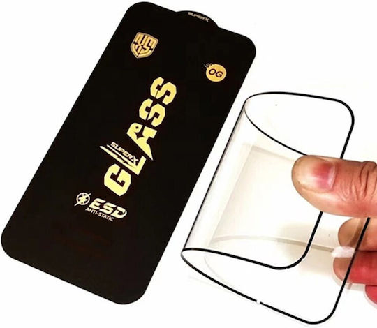 Protecție Ecran Samsung Galaxy S24 Fe Flippy Sticlă Călită ESD Margini Negre Rezistentă La Zgârieturi Antistatică 0 35 Mm Transparentă
