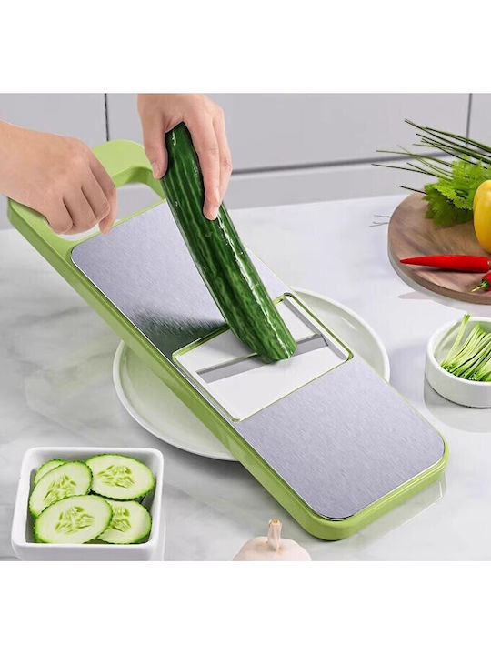 7-piece Multifunctional Set Flippy Cutting Chopping Vegetables Home Use Stainless Steel Gray-green