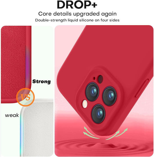 Matte Tpu Protective Case Flippy Oneplus Nord Ce3 Lite Camera Protection Shockproof Scratch-resistant Non-slip Full Coverage Red