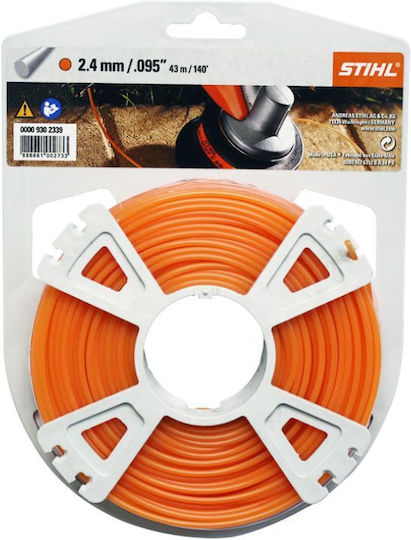 Trimmer Line Stihl 2.4 Mm 41 M Orange