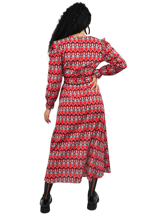 Midi Dress Red