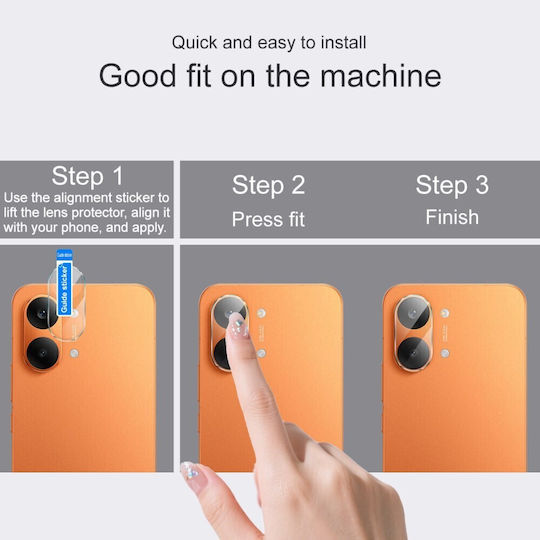 Imak Lens Προστασία Κάμερας Tempered Glass Διάφανο για το Poco X8 Pro Max