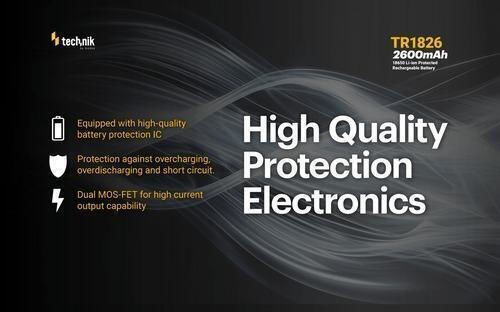 Technik Επαναφορτιζόμενη Μπαταρία 18650 2600mAh 3.7V