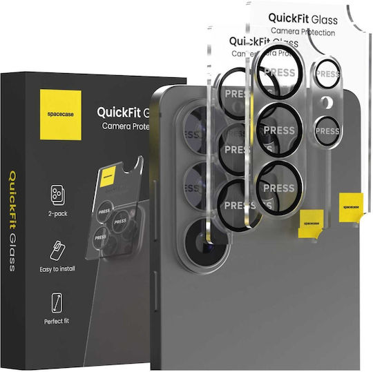 Spacecase Quickfit Camera Protector Tempered Glass Black for Galaxy S26 Ultra
