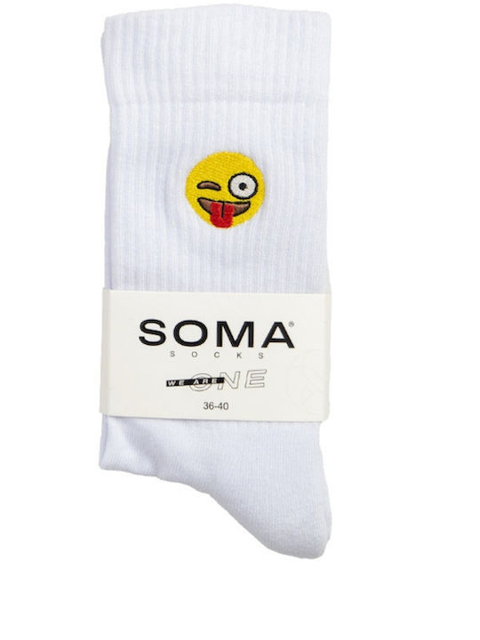Soma Șosete Pentru Femei Cu Modele Albe