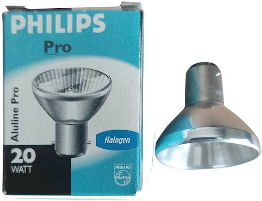 Philips Aluline 6434 Iodine Lamp 12v 20w B15 Reflector