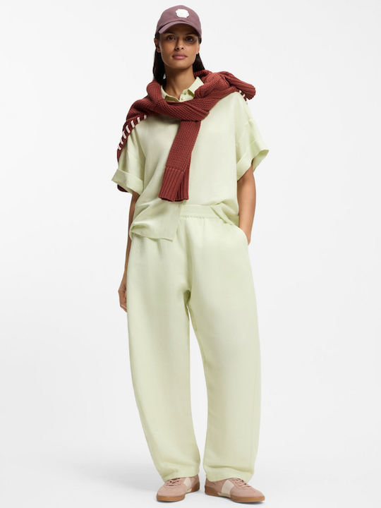 Damen Leinenhose Weiß