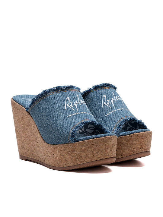 Summer Women's Platforms Blue
