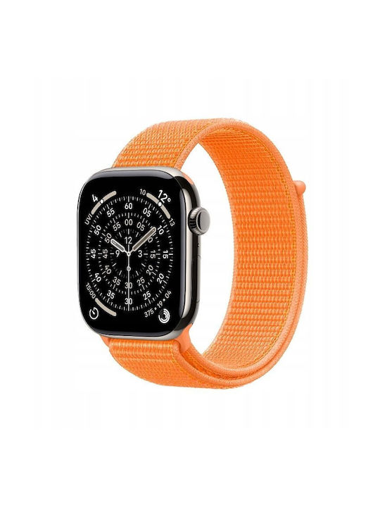 Crong Nylon Fabric Strap Tropical Orange Apple Watch 38/40/41/42mm