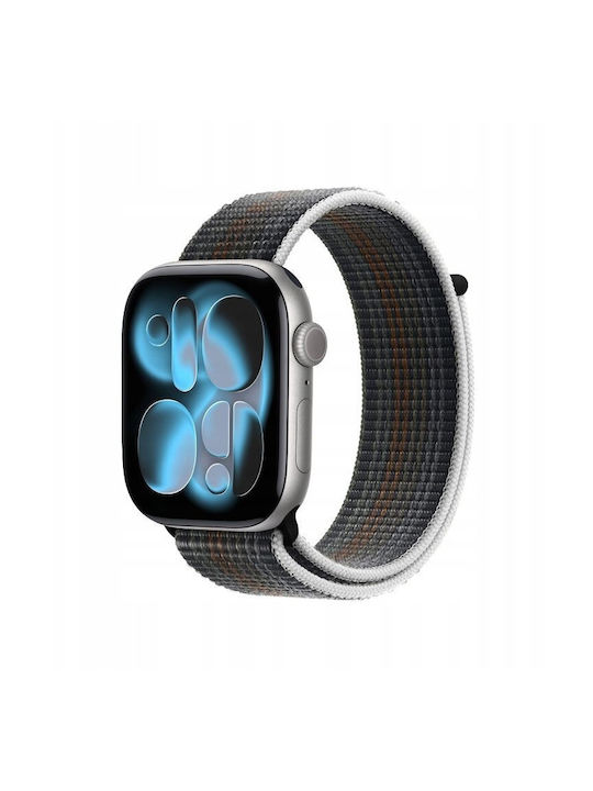 Crong Nylon Tragbares Band Midnight Run für Apple Watch 44/45/46mm/Ultra 49mm Crong Nylon Tragbares Band Midnight Run für Apple Watch 44/45/46mm/Ultra 49mm