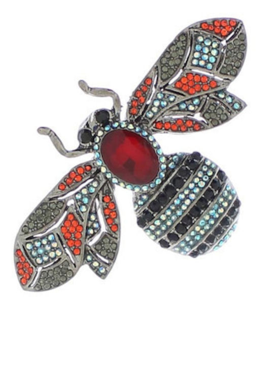 ButicCochet ButicCochet Rote Brosche