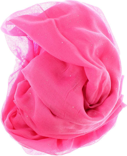 Eșarfă Damă 30% Viscoză 70% Poliester ButicCochet 68x180 Cm Fucsia Es3357