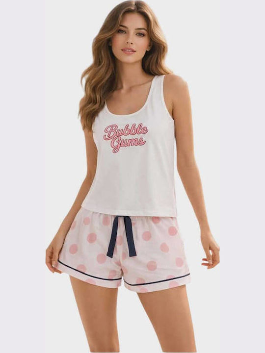 Elite Sommer Baumwollenes Babydoll Ecru