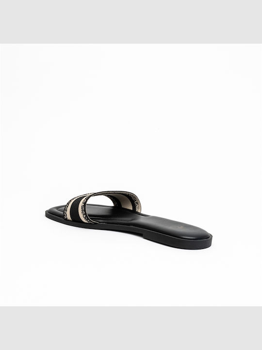 Women's Flat Sandals Black