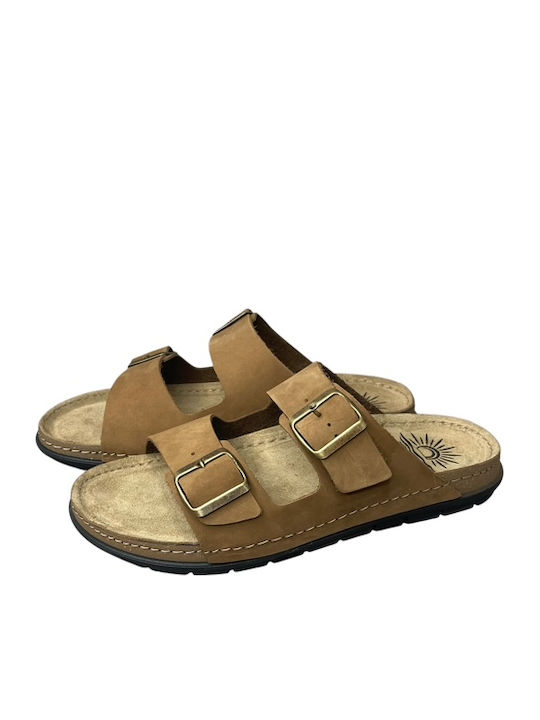 Leather Men's Sandals Military