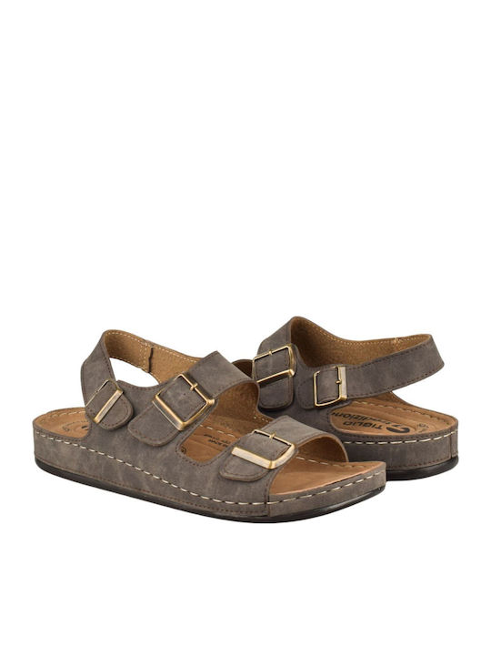 Men's Sandals In Brown Colour