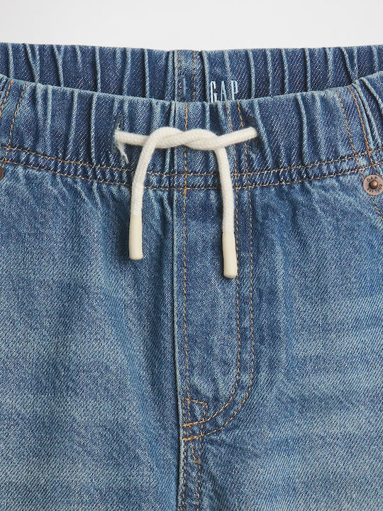 Kids Denim Blue Shorts Bermuda