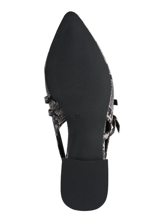 Damen Ballerinas Slingback Mehrfarbige