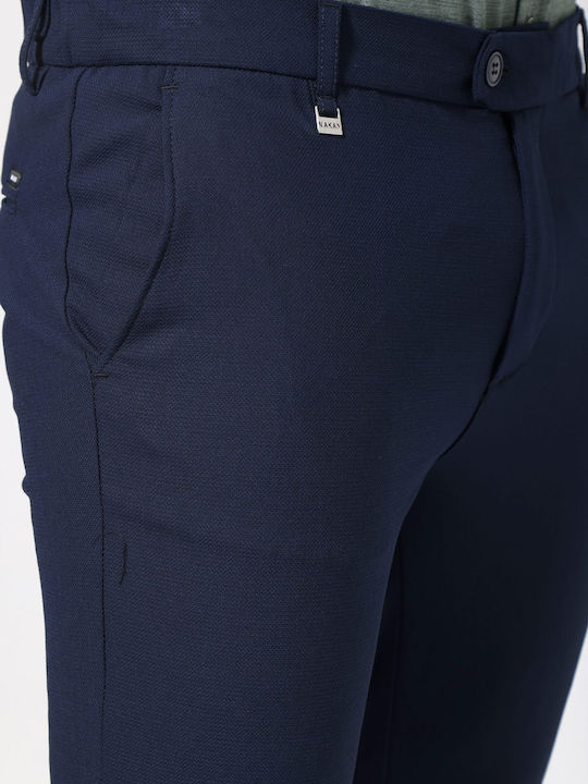 Herrenhosen Chinos in Schlank Passform Blau