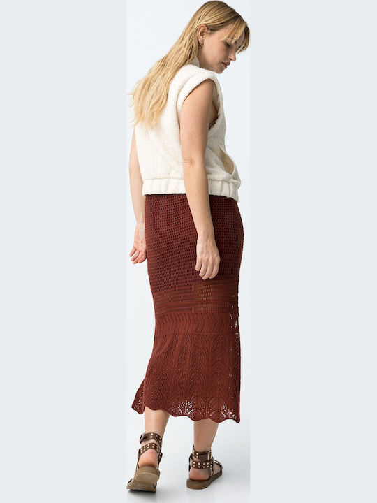 Maxi Skirt Orange