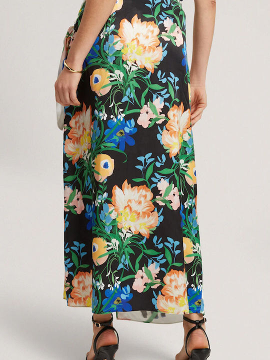 Ted Baker Midi Umschlag Blumen Schwarze Damenröcke 284193-schwarz