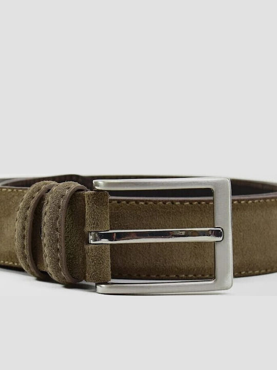 Men's Leather Tabac Brown Belt