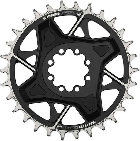 Sram X0 D1 T-type 34t Direct Mount 3mm Offset Eagle Black Chainring